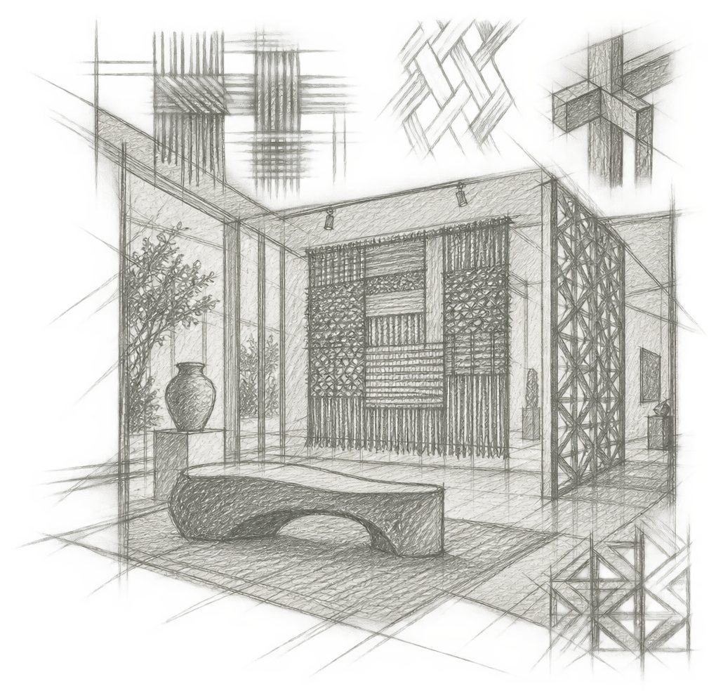 Cultural Narrative & Creative Direction — hand-drawn concept sketch