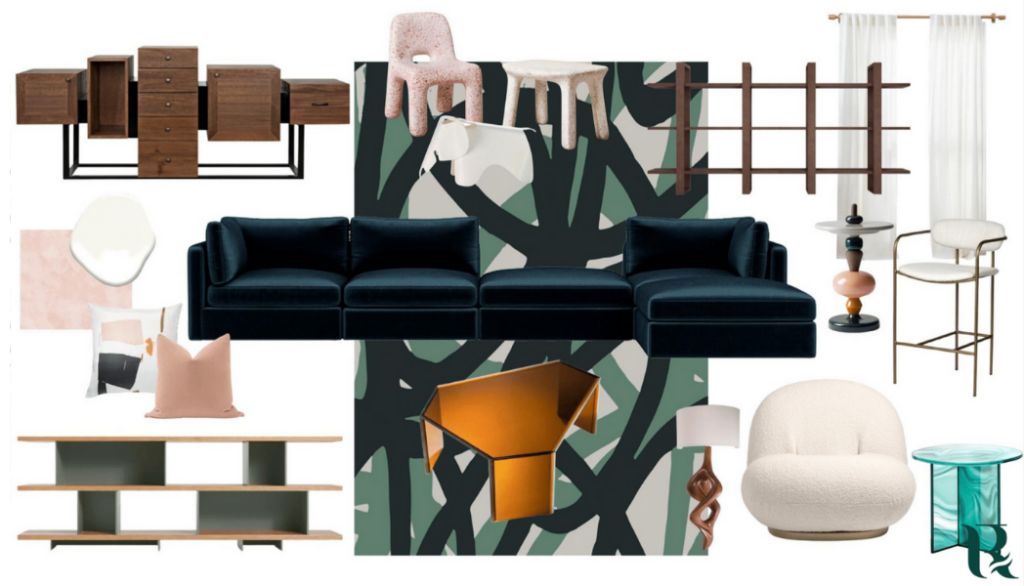 Rterior-Studio-San-Francisco-Home-Design-Living-Room-Concept-Emerald-Sofa